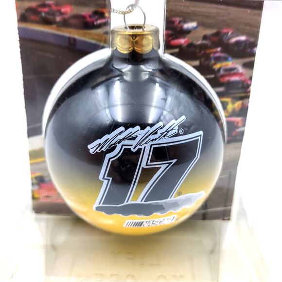 Matt Kenseth #17 Gold Nascar Collectibles Winners Circle Christmas Ball Ornament - Picture 2 of 4